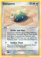 Carte Pokémon Dunsparce 015/034 Aucune Pokémon Trading Card Game Classic