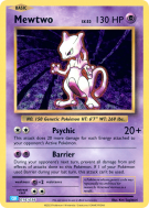 Carte Pokémon Mewtwo 014/034 Aucune Pokémon Trading Card Game Classic