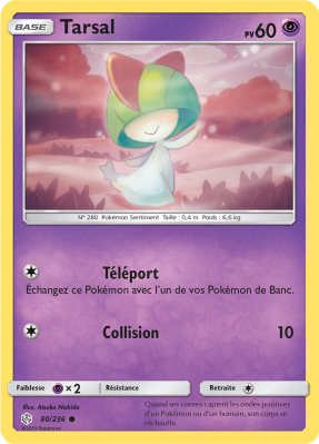 Carte Pokémon Tarsal 80/236 Commune Éclipse Cosmique