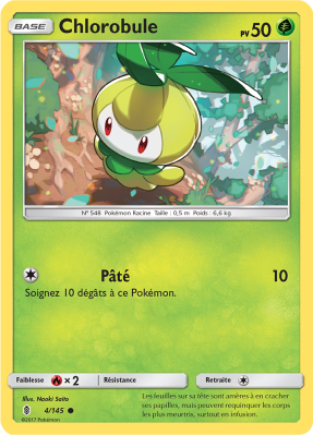 Carte Pokémon Chlorobule 4/145 Commune Gardiens Ascendants