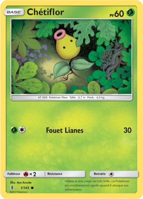 Carte Pokémon Chétiflor 1/145 Commune Gardiens Ascendants