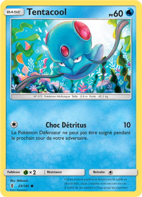 Carte Pokémon Tentacool 23/145 Commune Gardiens Ascendants