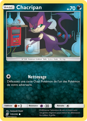 Carte Pokémon Chacripan 135/236 Commune Harmonie des Esprits