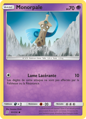 Carte Pokémon Monorpale 93/236 Commune Harmonie des Esprits