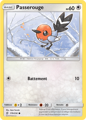 Carte Pokémon Passerouge 179/236 Commune Harmonie des Esprits