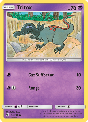 Carte Pokémon Tritox 98/236 Commune Harmonie des Esprits