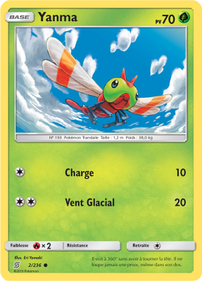 Carte Pokémon Yanma 2/236 Commune Harmonie des Esprits
