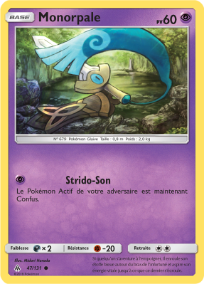 Carte Pokémon Monorpale 47/131 Commune Lumière Interdite