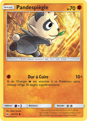 Carte Pokémon Pandespiègle 65/131 Commune Lumière Interdite