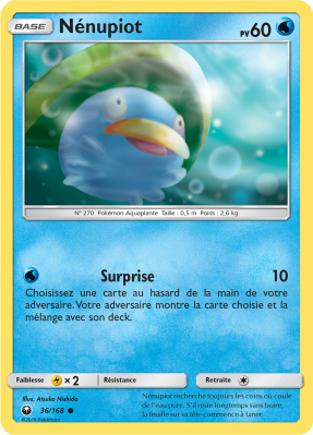 Carte Pokémon Nénupiot 36/168 Commune Tempête Céleste