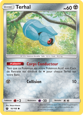 Carte Pokémon Terhal 92/168 Commune Tempête Céleste