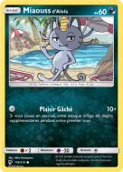 Carte Pokémon Miaouss d'Alola 118/214 Commune Tonnerre Perdu