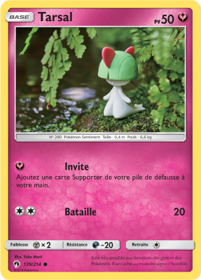 Carte Pokémon Tarsal 139/214 Commune Tonnerre Perdu