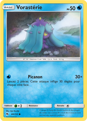 Carte Pokémon Vorastérie 68/214 Commune Tonnerre Perdu