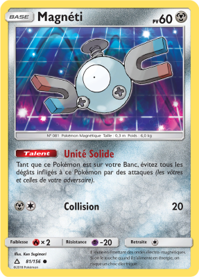 Carte Pokémon Magnéti 81/156 Commune Ultra-Prisme
