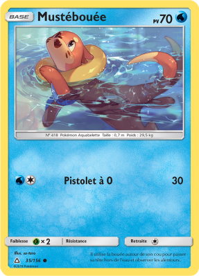 Carte Pokémon Mustébouée 35/156 Commune Ultra-Prisme