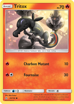 Carte Pokémon Tritox 25/156 Commune Ultra-Prisme