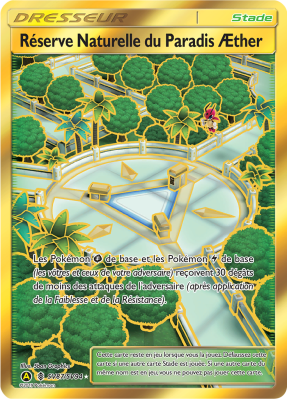 Carte Pokémon Réserve Naturelle du Paradis Æther SV87/SV94 Gold Destinées Occultes