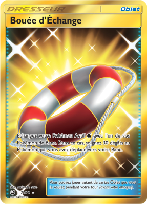 Carte Pokémon Bouée d'Échange 77/70 Gold Majesté des Dragons