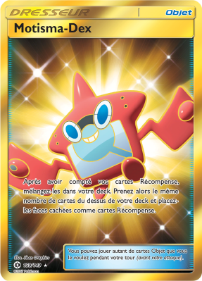 Carte Pokémon Motisma-Dex 159/149 Gold Soleil et Lune (JCC)