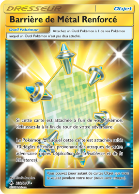 Carte Pokémon Barrière de Métal Renforcé 232/214 Gold Alliance Infaillible