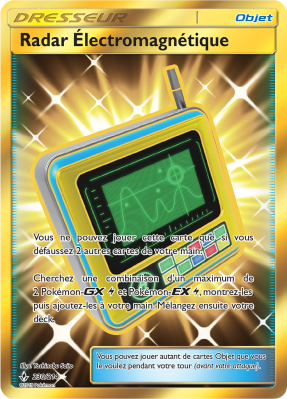Carte Pokémon Radar Électromagnétique 230/214 Gold Alliance Infaillible