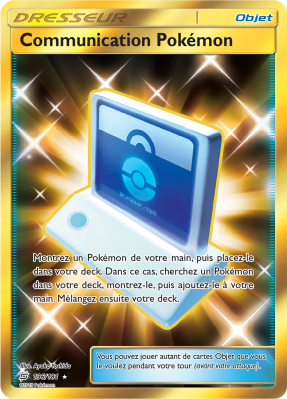 Carte Pokémon Communication Pokémon 196/181 Gold Duo de Choc