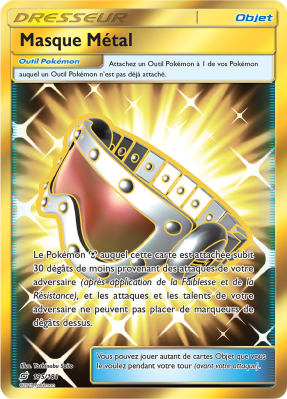 Carte Pokémon Masque Métal 195/181 Gold Duo de Choc