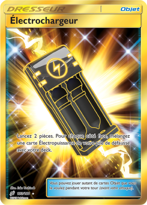 Carte Pokémon Électrochargeur 193/181 Gold Duo de Choc