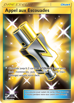 Carte Pokémon Appel aux Escouades 270/236 Gold Éclipse Cosmique