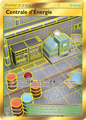 Carte Pokémon Centrale d'Énergie 269/236 Gold Éclipse Cosmique