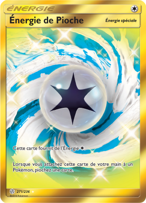 Carte Pokémon Énergie de Pioche 271/236 Gold Éclipse Cosmique