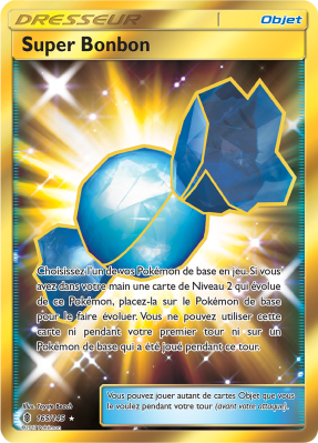 Carte Pokémon Super Bonbon 165/145 Gold Gardiens Ascendants