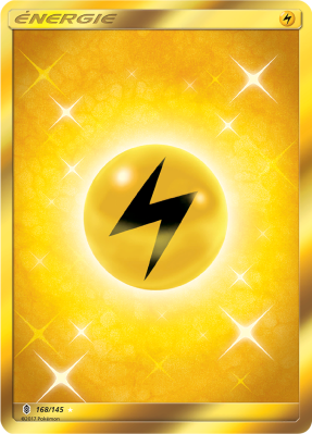 Carte Pokémon Énergie Électrique de base 168/145 Gold Gardiens Ascendants
