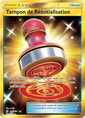 Carte Pokémon Tampon de Réinitialisation 253/214 Gold Harmonie des Esprits