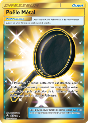 Carte Pokémon Poêle Métal 144/131 Gold Lumière Interdite