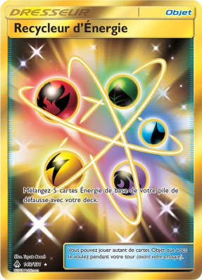 Carte Pokémon Recycleur d'Énergie 143/131 Gold Lumière Interdite