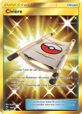 Carte Pokémon Civière 165/147 Gold Ombres Ardentes