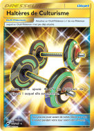Carte Pokémon Haltères de Culturisme 161/147 Gold Ombres Ardentes