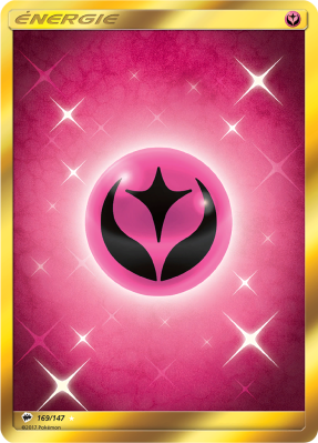 Carte Pokémon Énergie Fée de base 169/147 Gold Ombres Ardentes