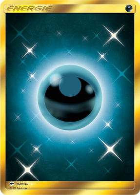 Carte Pokémon Énergie Obscurité de base 168/147 Gold Ombres Ardentes