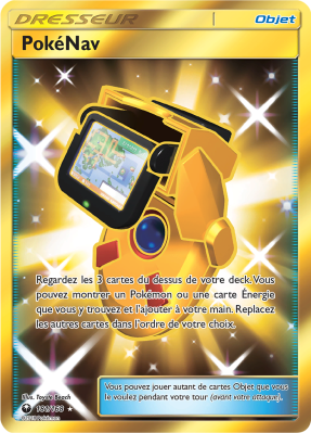 Carte Pokémon PokéNav 181/168 Gold Tempête Céleste