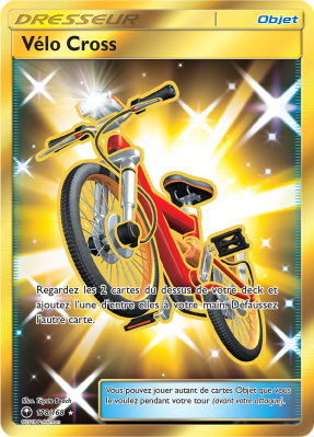 Carte Pokémon Vélo Cross 178/168 Gold Tempête Céleste