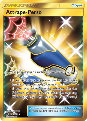 Carte Pokémon Attrape-Perso 231/214 Gold Tonnerre Perdu