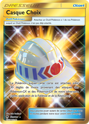 Carte Pokémon Casque Choix 229/214 Gold Tonnerre Perdu