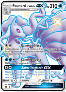 Carte Pokémon Feunard d'Alola-GX SV53/SV94 Ultra Rare Destinées Occultes