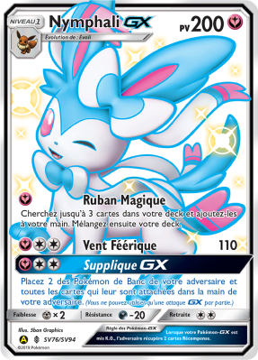 Carte Pokémon Nymphali-GX SV76/SV94 Ultra Rare Destinées Occultes
