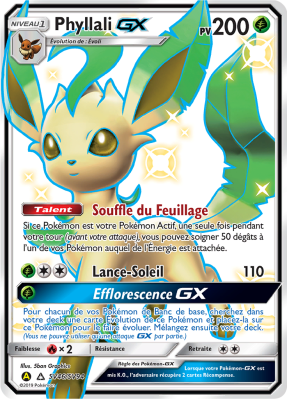 Carte Pokémon Phyllali-GX SV46/SV94 Ultra Rare Destinées Occultes