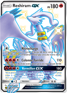 Carte Pokémon Reshiram-GX SV51/SV94 Ultra Rare Destinées Occultes