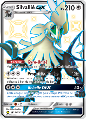 Carte Pokémon Silvallié-GX SV79/SV94 Ultra Rare Destinées Occultes